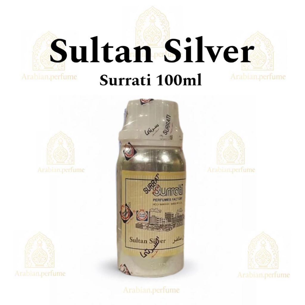 Bibit Parfum Surrati Sultan Silver 100ml Saudi Original
