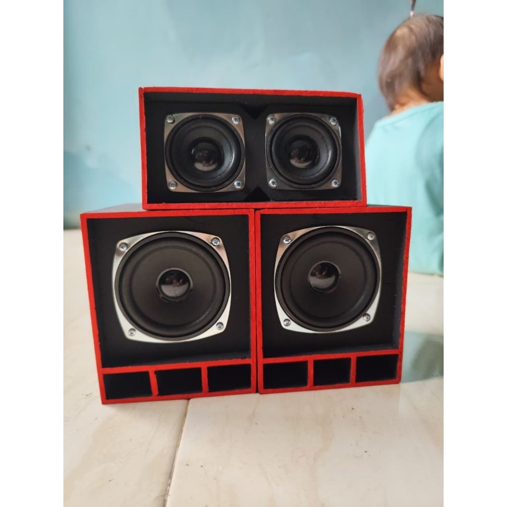 box sound mini scoop speaker 3inc