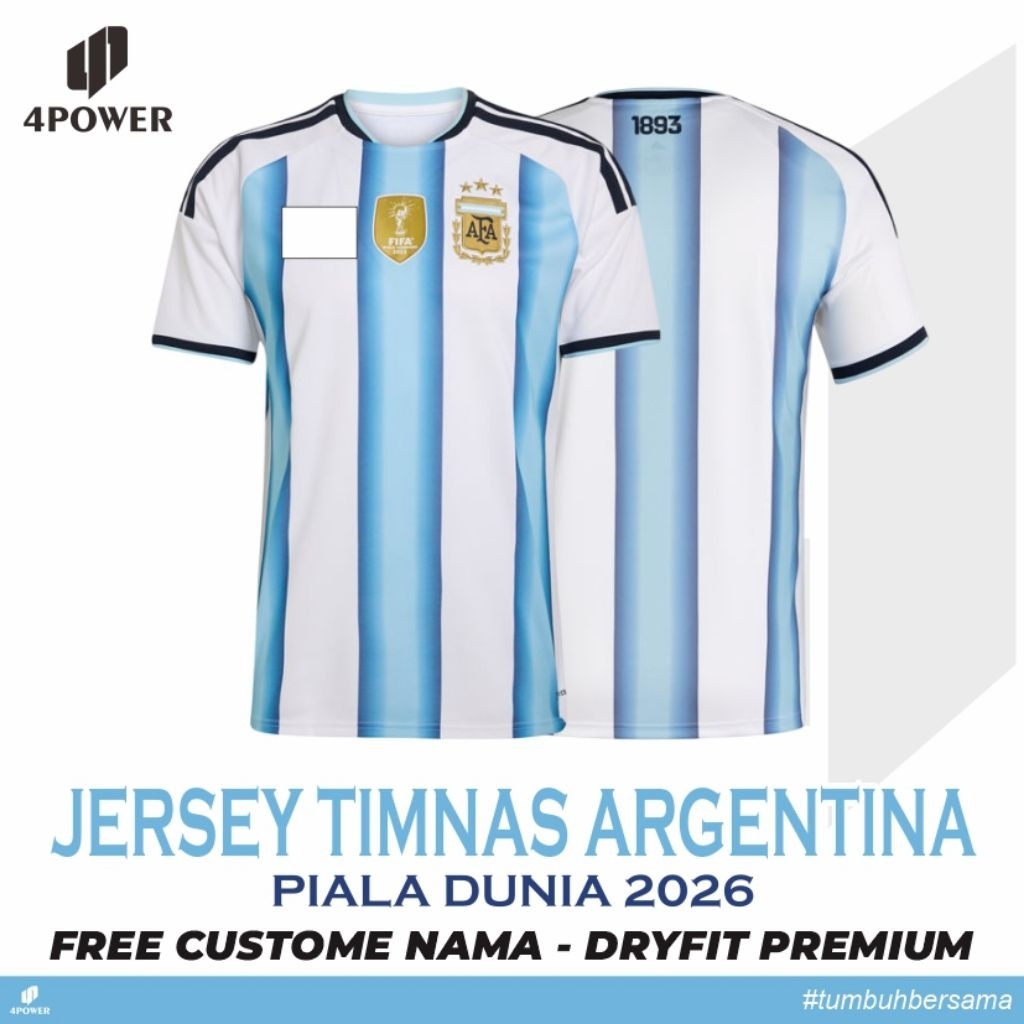 JERSEY TIMNAS ARGENTINA WORLD CUP 2026 TERBARU - BAJU KAOS TIMNAS ARGENTINA NEW