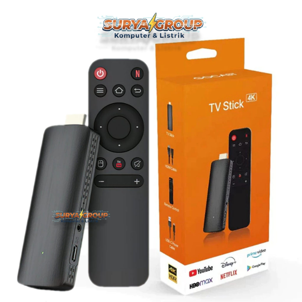 TV ANDROID STIK 4K 2/ 16GB - TV Stick 4K Android Smart TV UHD Garansi Smart TV Stick 4K WIFI