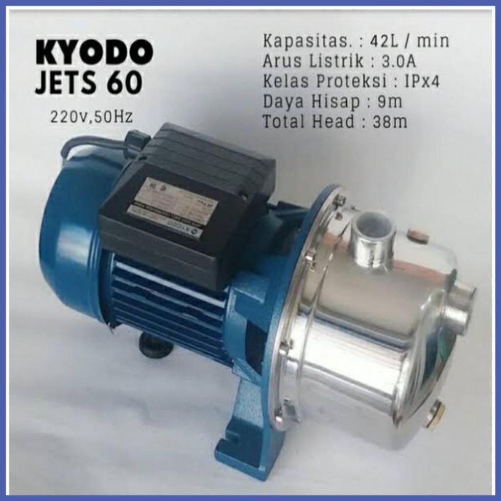 Pompa KYODO JET S-60 Pompa Air Stainlees Steel Centriful Booster Pump