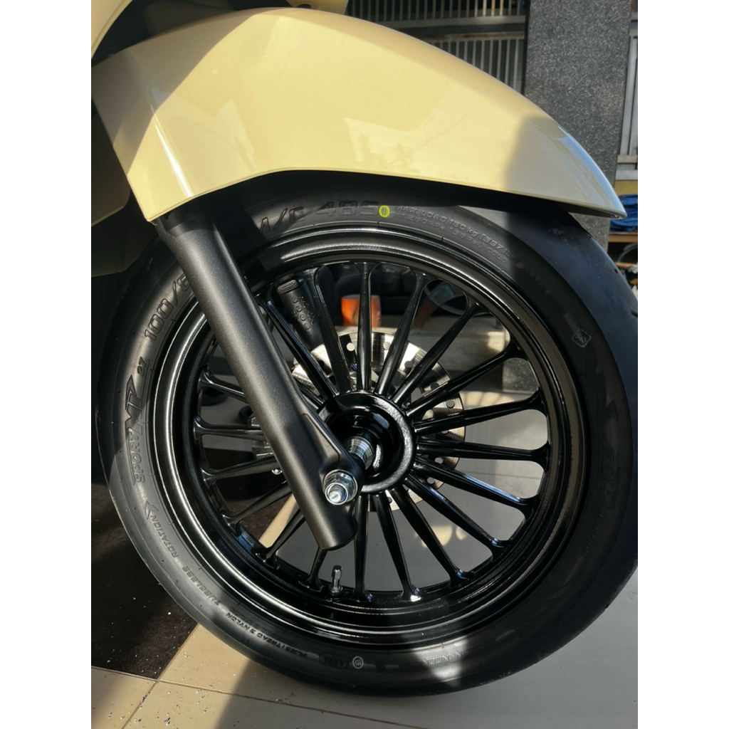 velg Daytona palang 20 ori satu set ban mp27 uk 110/80 depan belakang