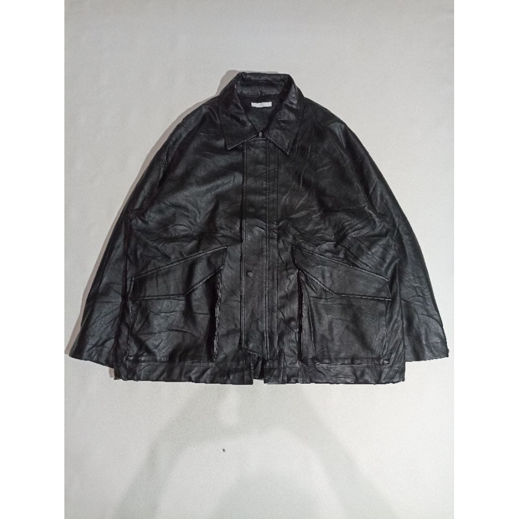 WYM Casual Faux Leather Jacket