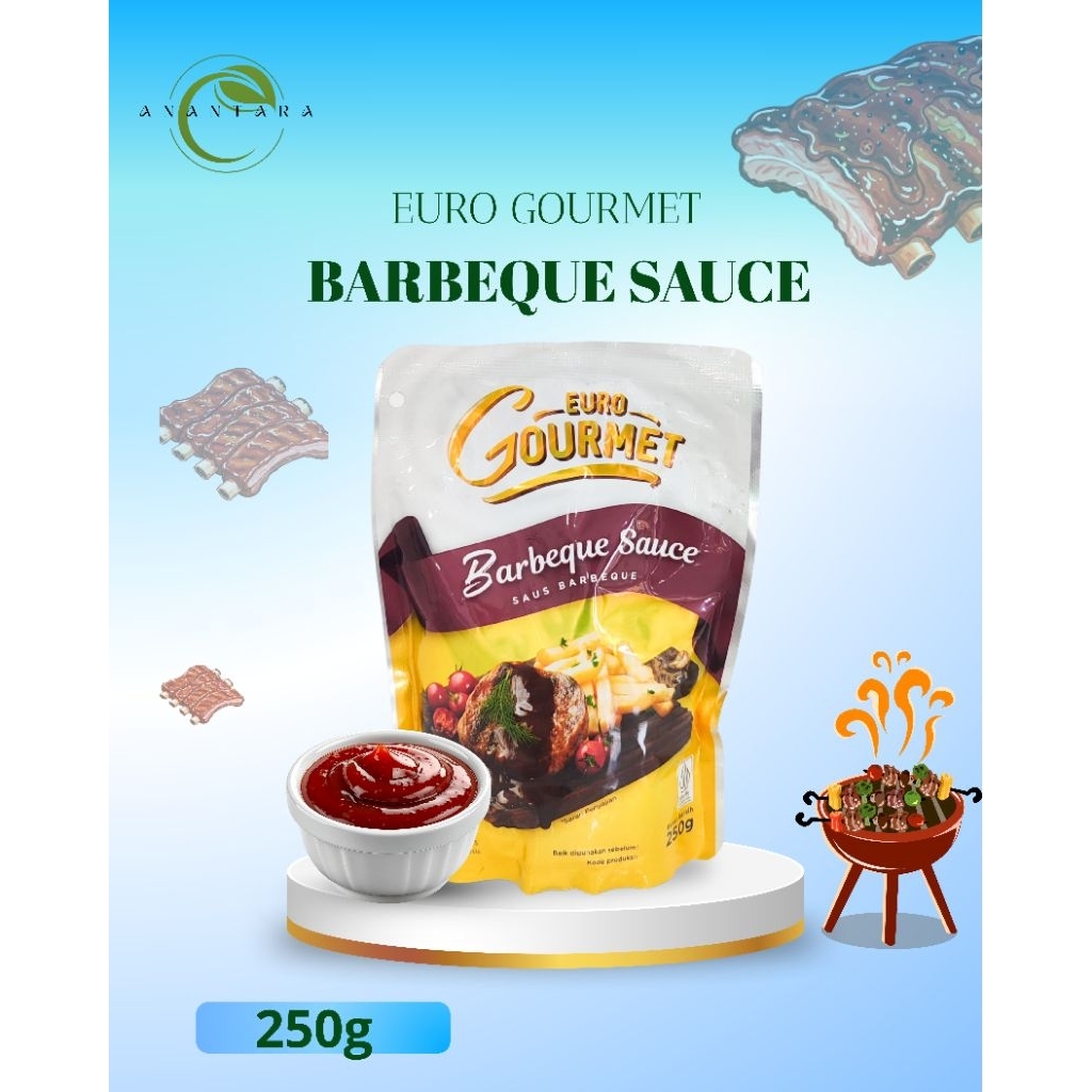 Euro Gourmet Saus Barbeque 250g