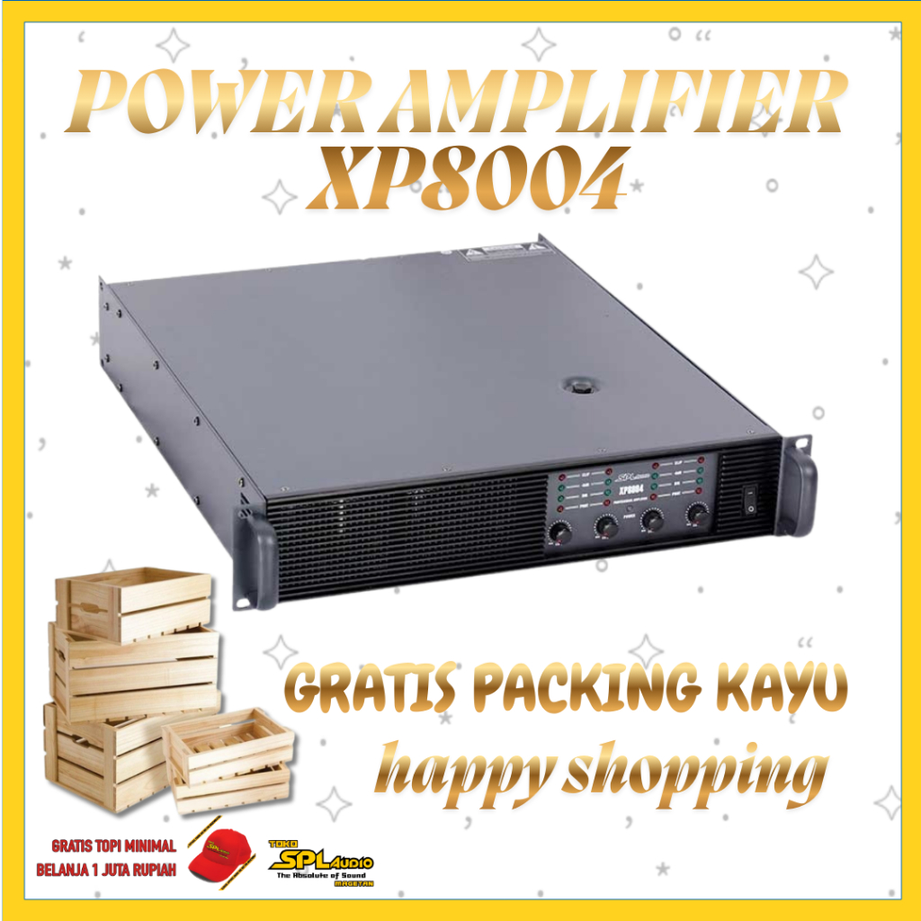 SPL Audio Power Amplifier XP-8 Series XP8004