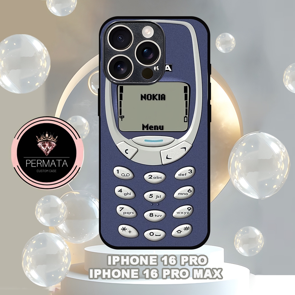 |PC139| PERMATA CASE IPHONE 16 PRO, IPHONE 16 PRO MAX| KILAU EFEK KACA | CASE HP CUSTOM SOFTCASE | C