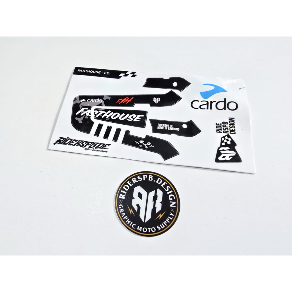 FASTHOUSE ED - STICKER DECAL SKINCOVER GARSKIN INTERCOM CARDO ERGE
