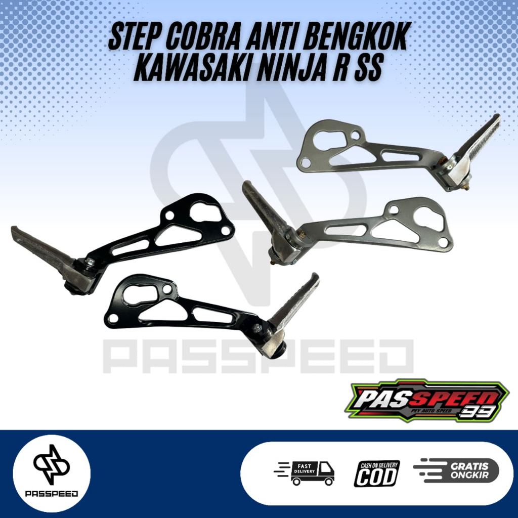 STEP COBRA NINJA R SS ANTI BENGKOK BAHAN BESI STEEL ANTI BENGKOK