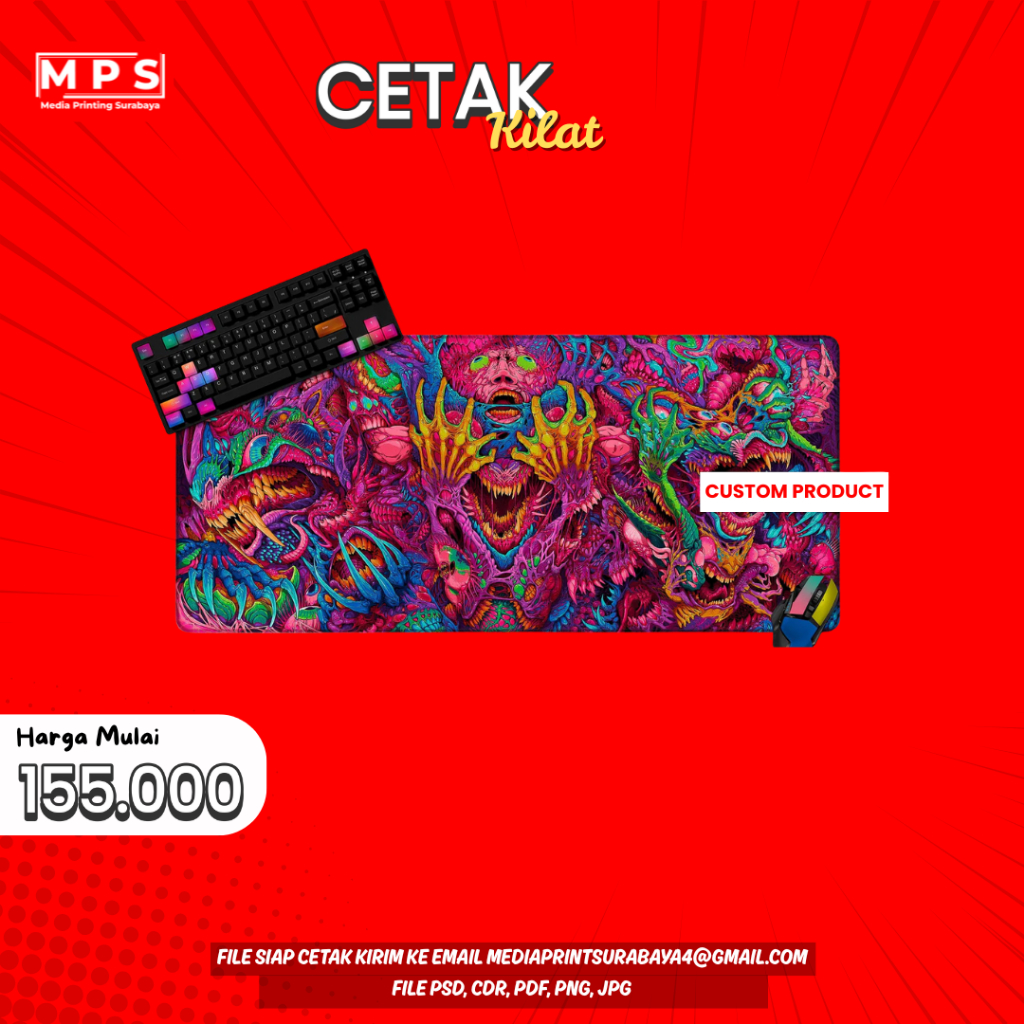 MOUSEPAD CUSTOM JUMBO I MOUSEPAD CUSTOM