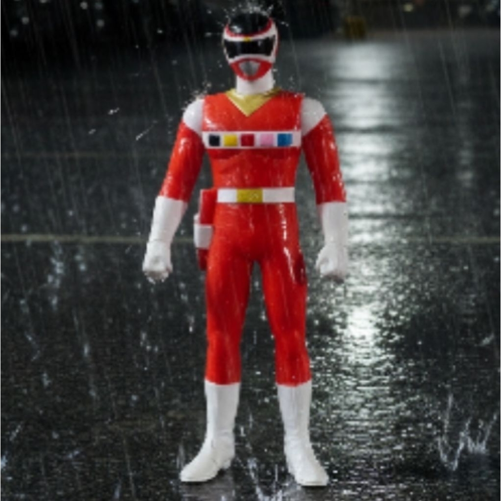 Big Sofubi Super Sentai Mega Ranger Red Power Ranger In Space Red Ranger
