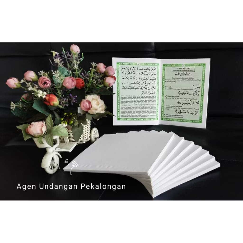 Buku/Isi Surat Yasin Dan Tahlil Terbaru ( Warna Hijau ) Isi 128 Halaman