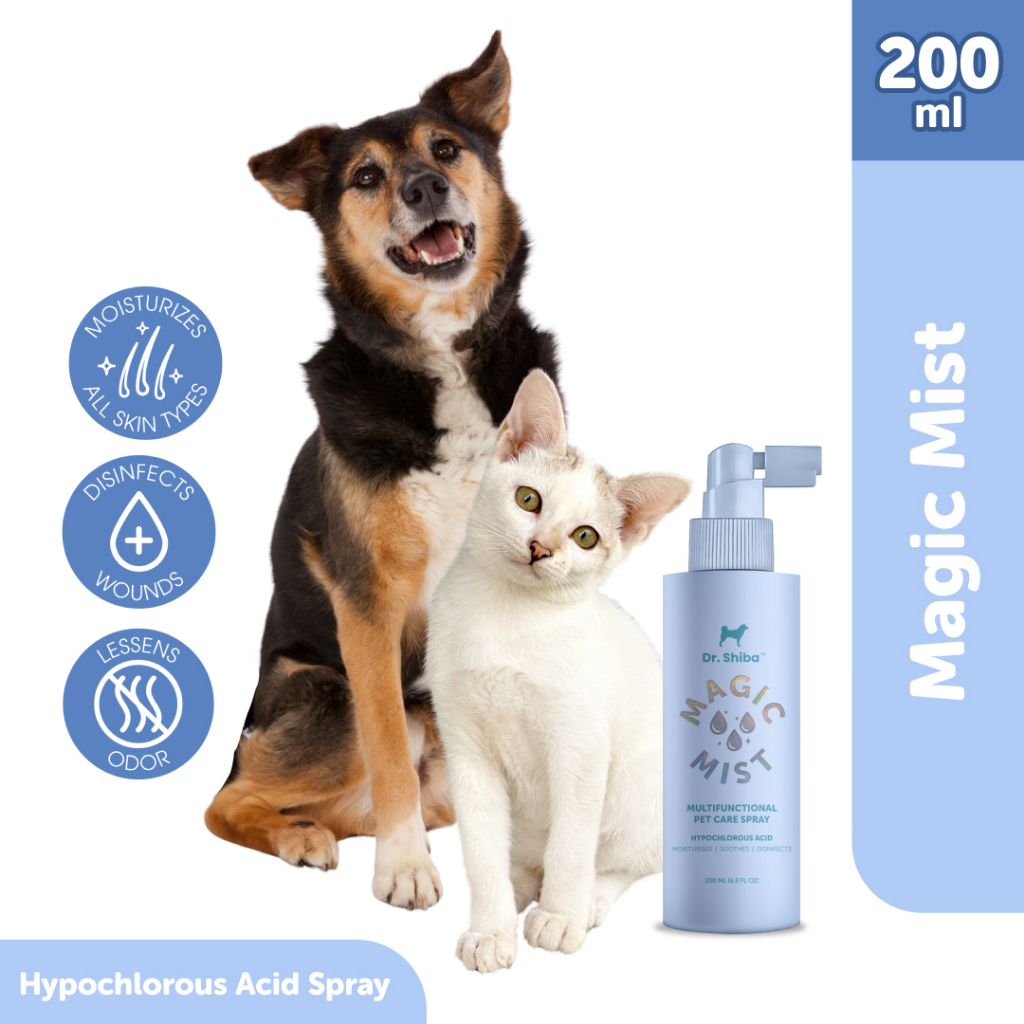 Dr. Shiba Magic Mist | 5 in 1  HOCI Multifunction Spray - Anti Jamur dan Scabies - Spray Kulit Anjin