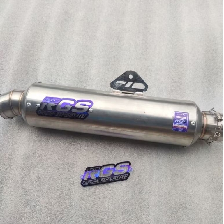 knalpot RGS RACING ORIGINAL DOS bulat JENONG jupiter vega c70 karisma Supra