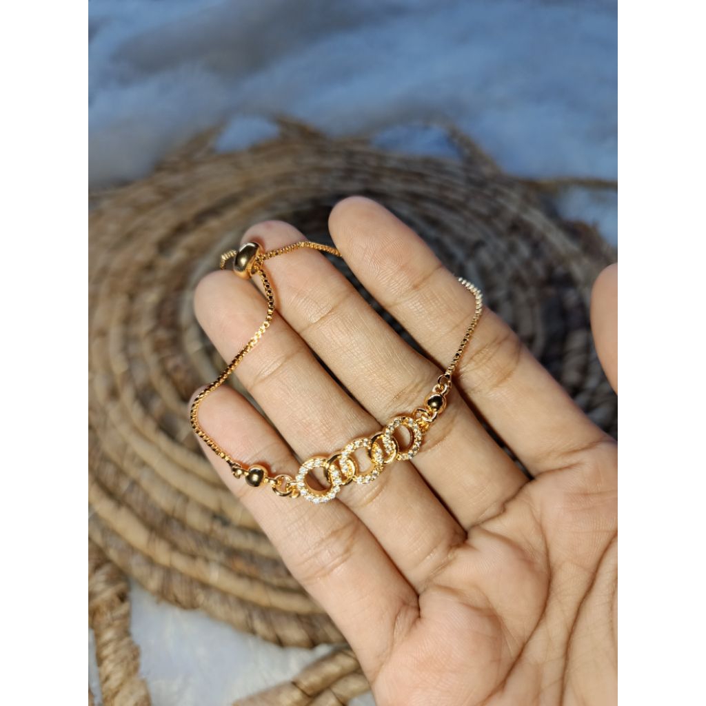 GELANG TITANIUM PLATINUM