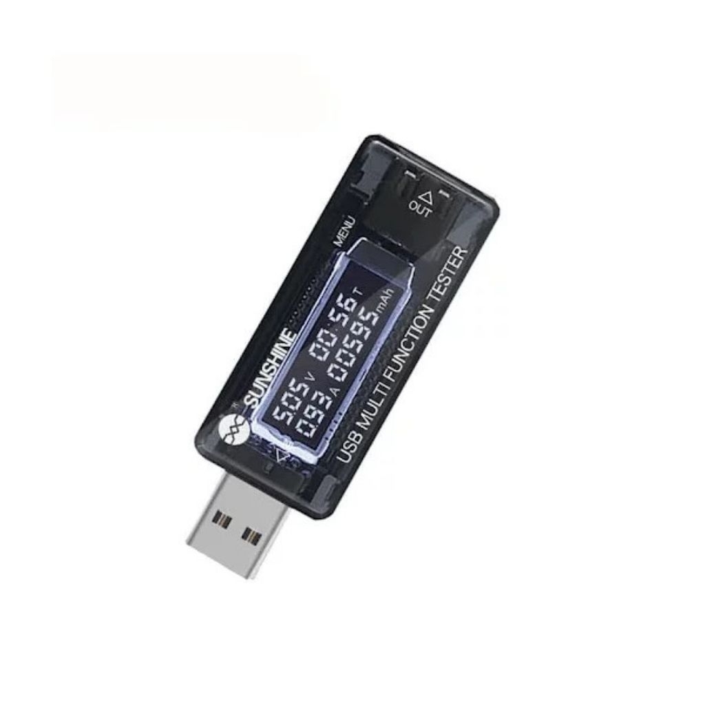 USB DETEKTOR VOLTASE SUNSHINE SS-302A / USB DIGITAL DISPLAY DETECTOR TESTER FAST CHARGING