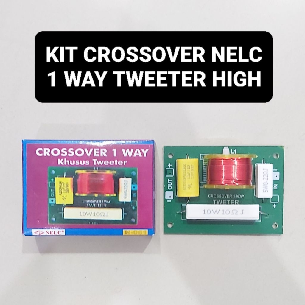 NELC Kit Crossover 1 Way Tweeter High Cross Over