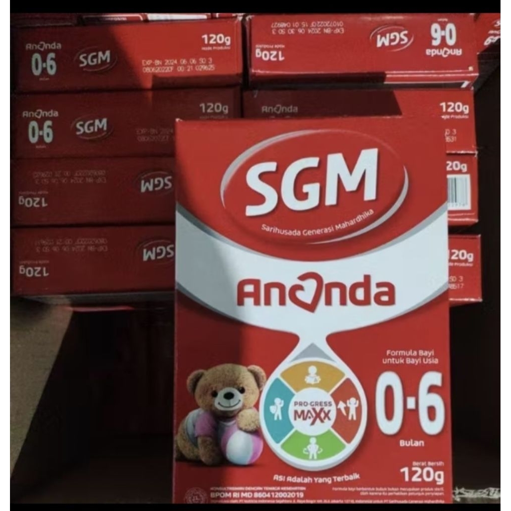 Susu SGM Ananda 0-6 Bulan 120gr - Nutrisi Lengkap untuk Si Kecil