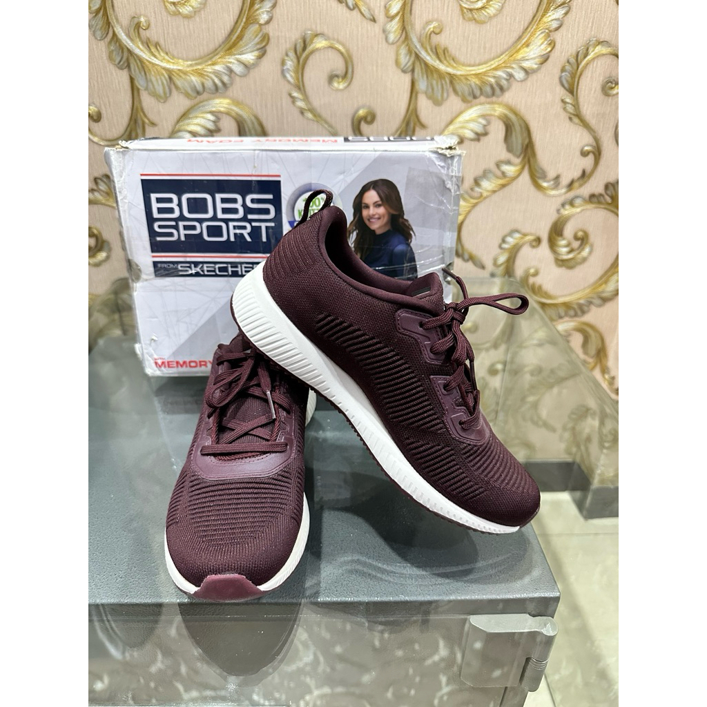 Skechers Bobs Sport Burgundy Glam