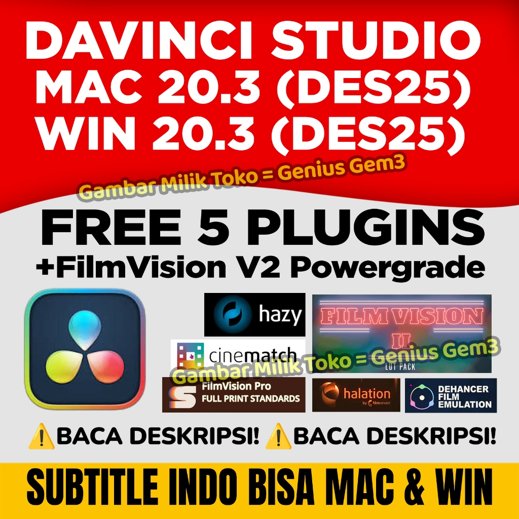 Davinci Resolve Studio 20 WIN MAC Terbaru