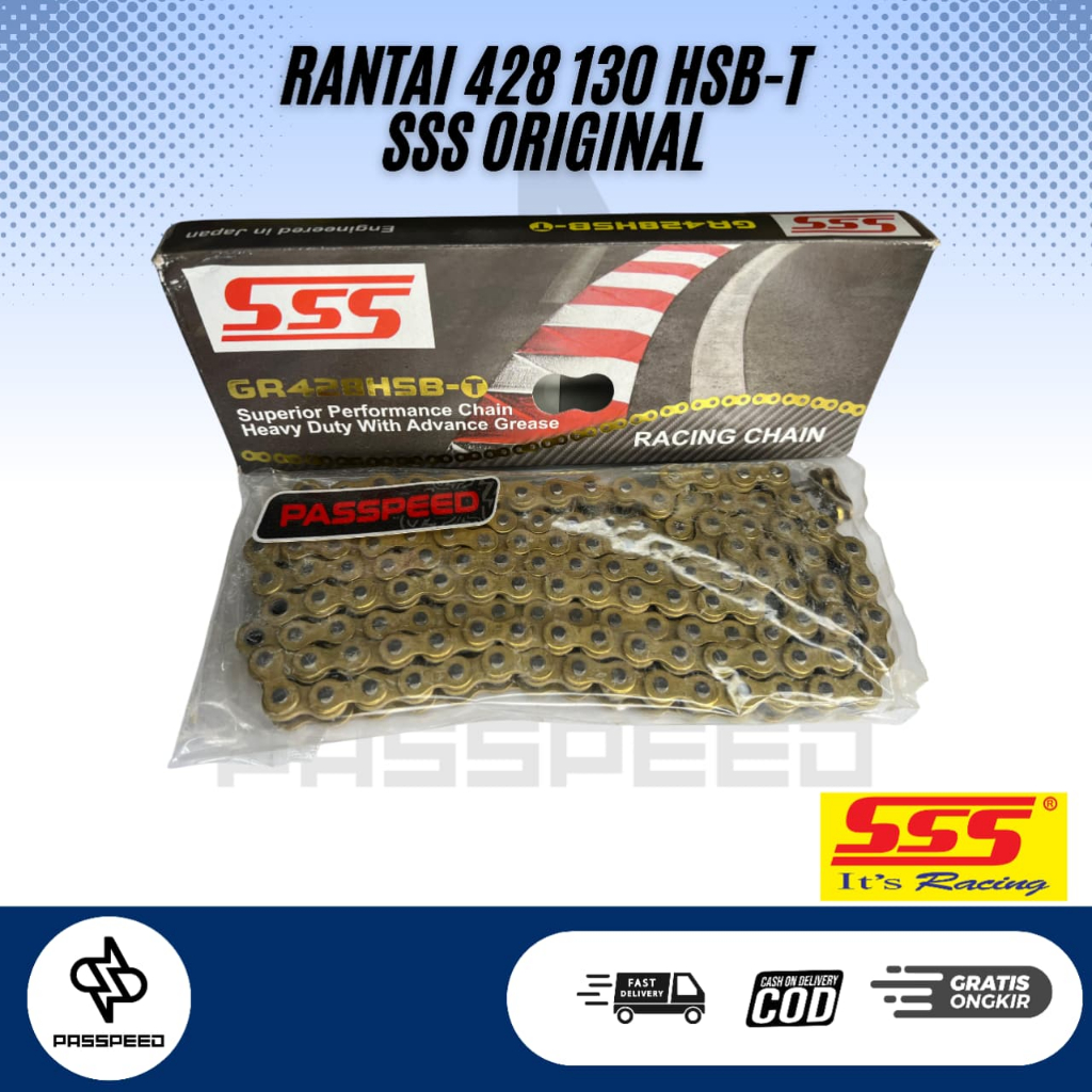 RANTAI MOTOR 428-130L HSBT SSS ORIGINAL