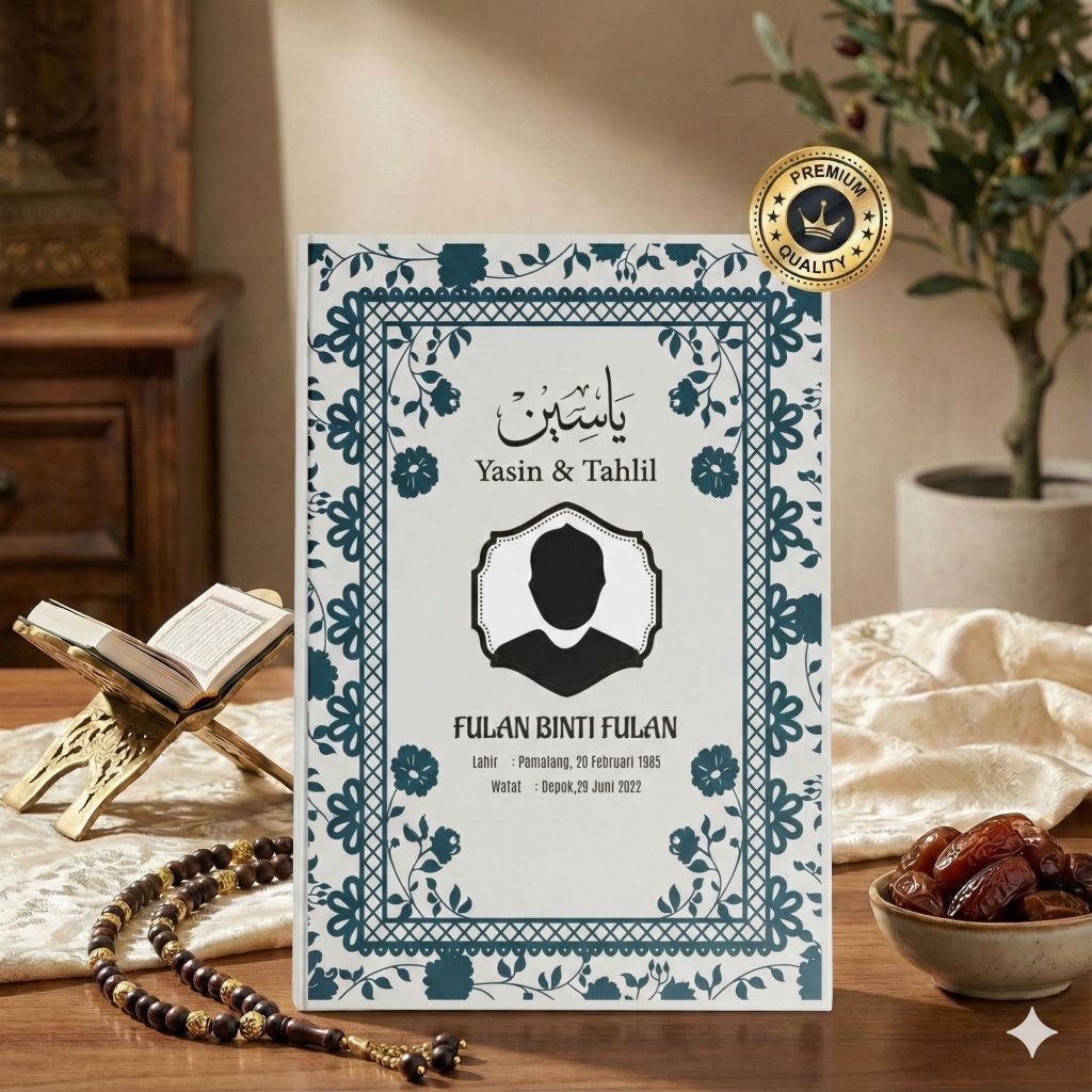 Sari Murni Jakarta - Buku Yasin dan Tahlil Custom Foto Latin Terjemah Hardcover 128 Halaman YS-15