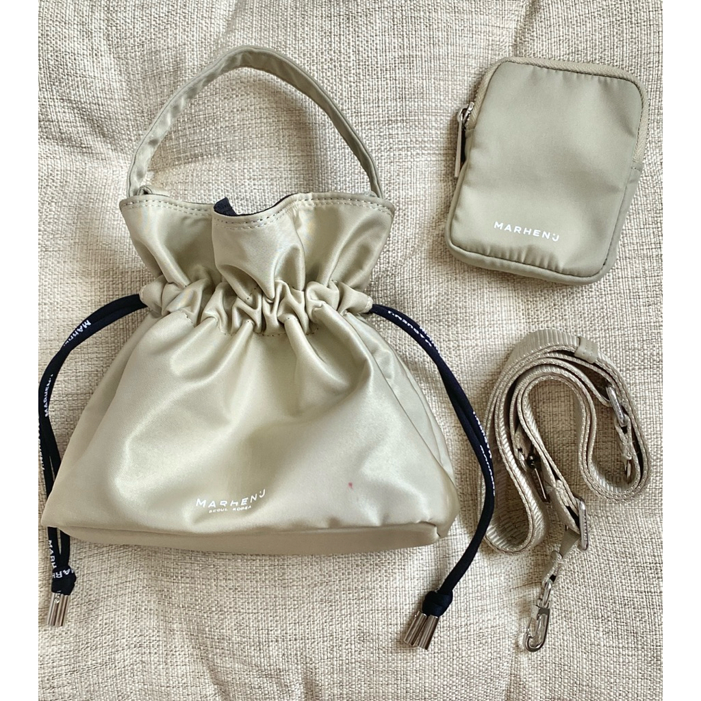 [Preloved] Marhen J Charron Bag + Kony Pocket Beige Original
