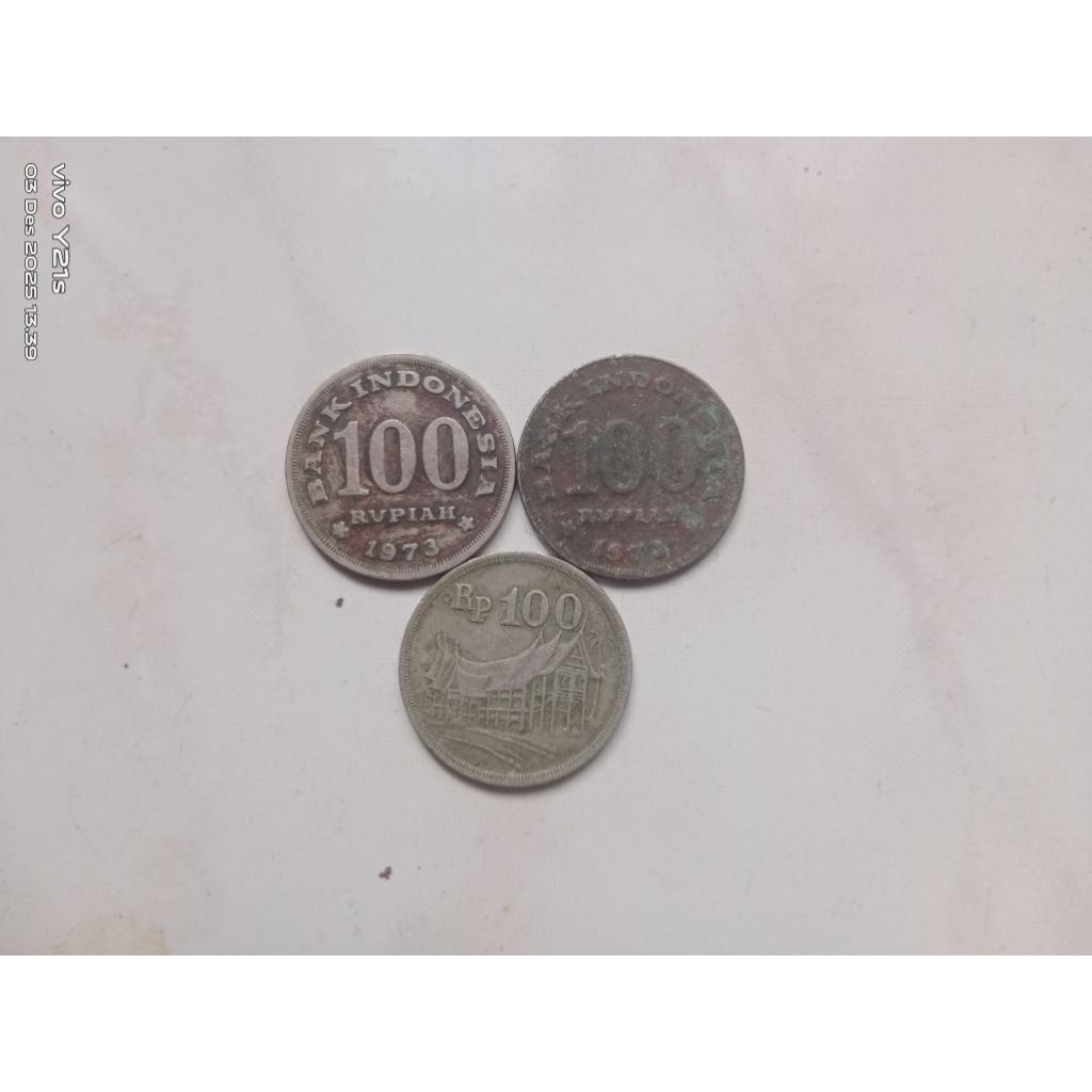 Koin Lama 100 Tebal Tahun 1973
