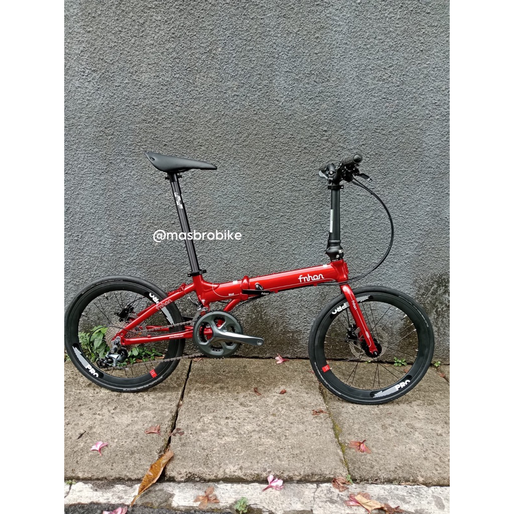 sepeda lipat fnhon gust 20 plus discbrake full Shimano 105