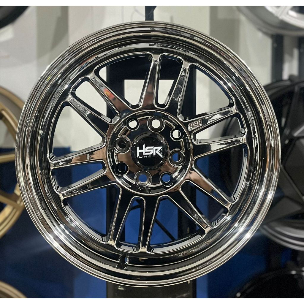 velg mobil jazz ring16 rpf1 black chrome hsr boroko bly01 r16