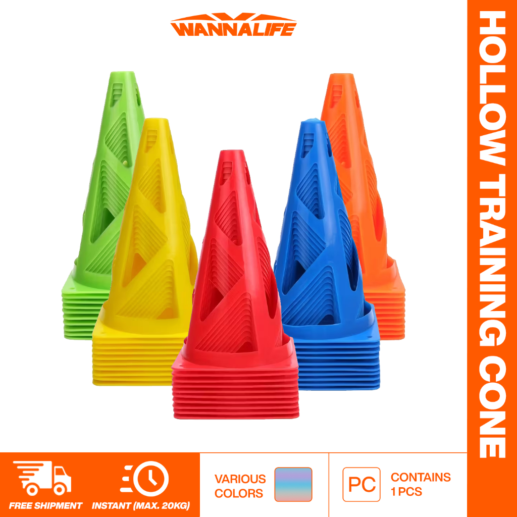 CONE KERUCUT/KUN KERUCUT/CONE CORONG LUBANG LENTUR OLAHRAGA BOLA BASKET VOLI