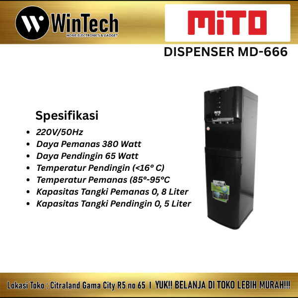 MITO MD 666 WATER DISPENSER