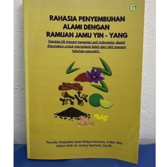 Buku Penyembuhan Alami Ramuan Jamu Yin Yang TCM Herbal Indonesia