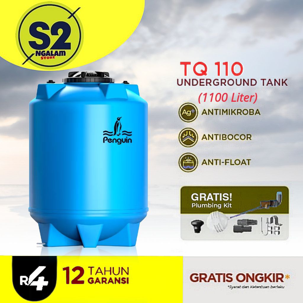 Tandon Air /Toren Air /Tangki Air Tanam- PENGUIN Tanam TQ 110 (1000 Liter) Invoice