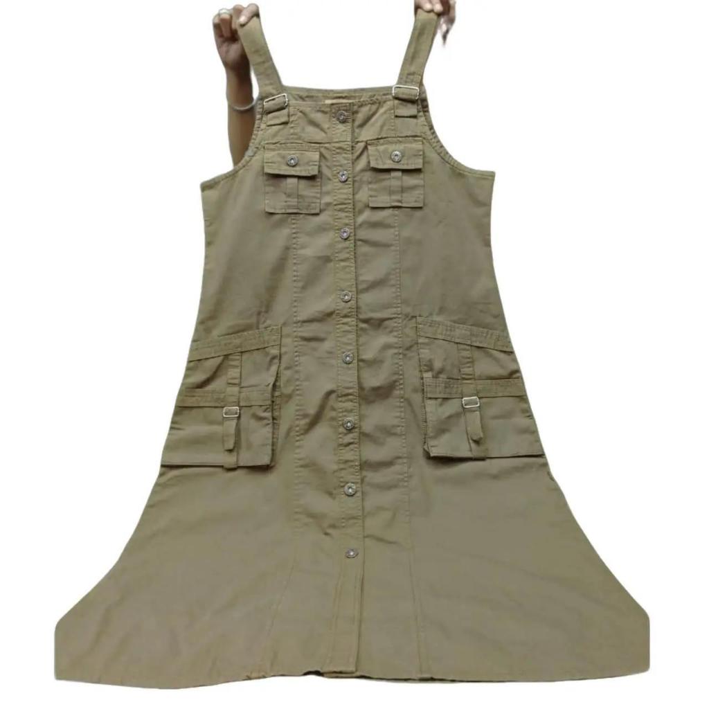 PASOLEX Overall Wanita Motif 1208 Midi Overall Dress