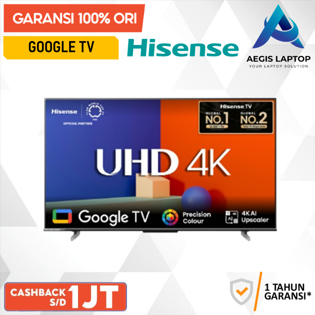 Hisense Google TV 43 inch 4K - 43A65N