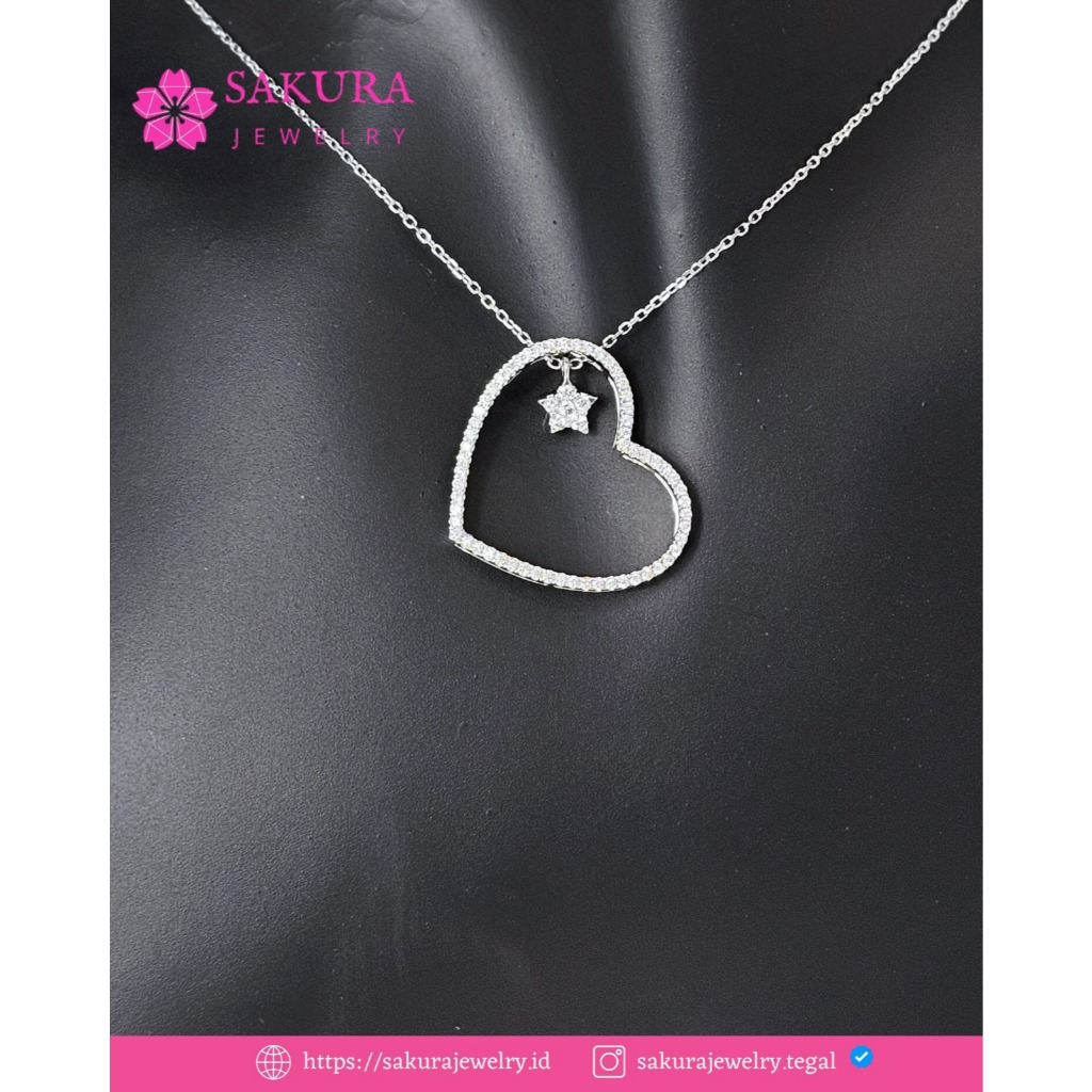 DIAMOND PENDANT SAKURA JEWELRY DJ CODE D6X9D5