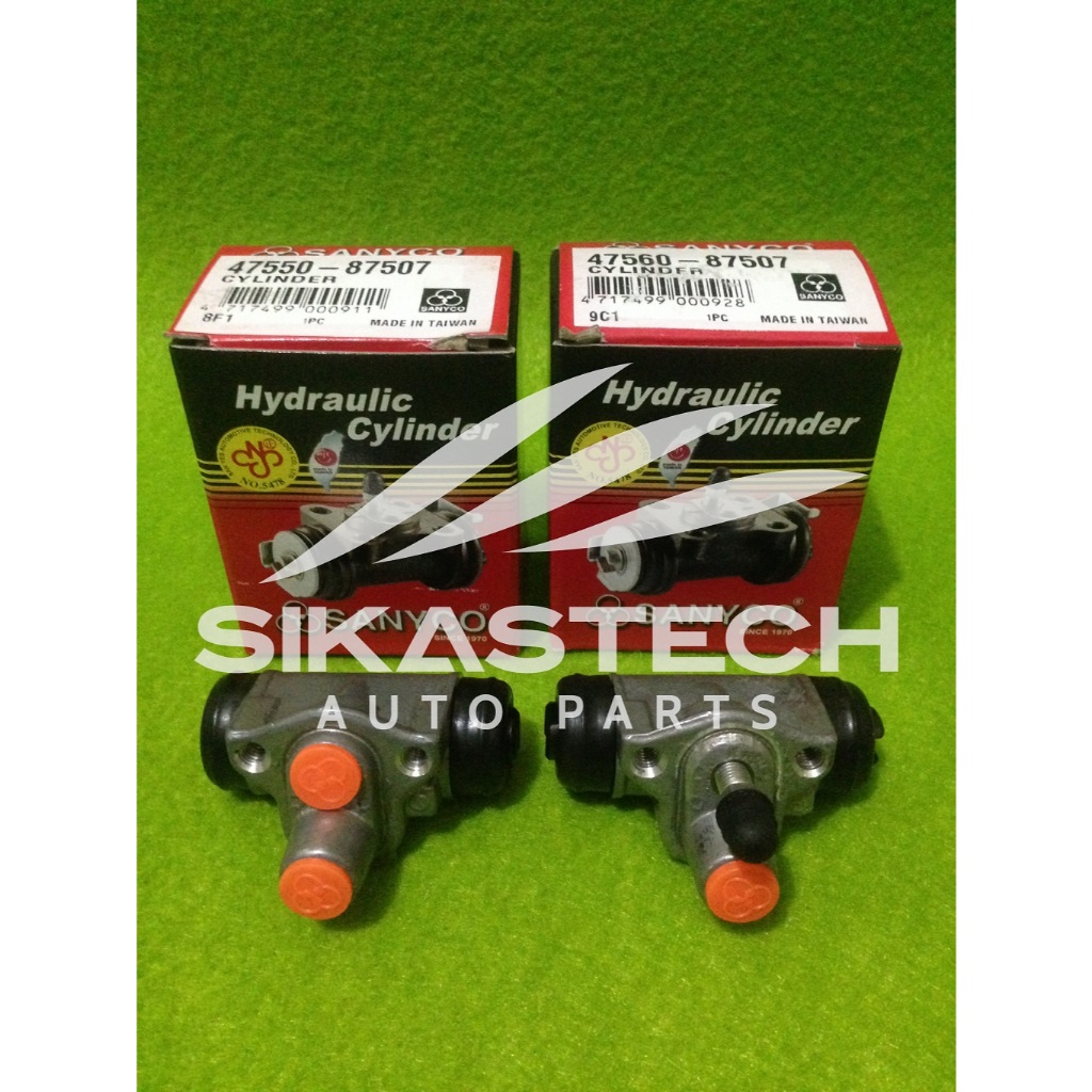 SANYCO 47550-87507 & 47560-87507 SET REAR WHEEL BRAKE CYLINDER ASSY / MASTER REM TROMOL RODA BELAKAN