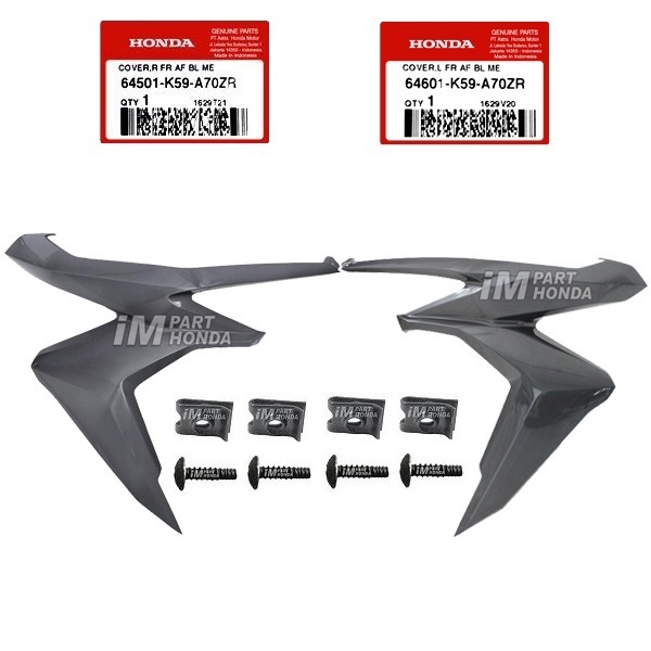 [KHUSUS INSTANT SAMEDAY] 64501-K59-A70ZR 64601-K59-A70ZR Cover Sayap Kanan Kiri Vario 125 LED 2018 -