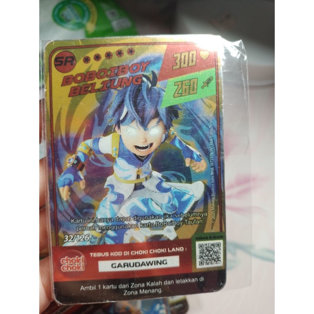 KARTU BOBOIBOY BELIUNG | monsta galaxy card