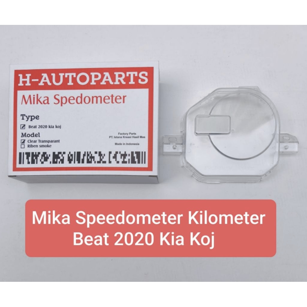 Mika Speedometer beat 2020 KIA KOJ warna clear bening