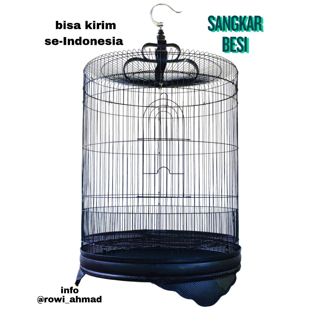 FULSET 56 CM NO 2 SANGKAR BESI MURAI KURUNGAN burung murai uk besi 1.8 mm tebok plat galvanis