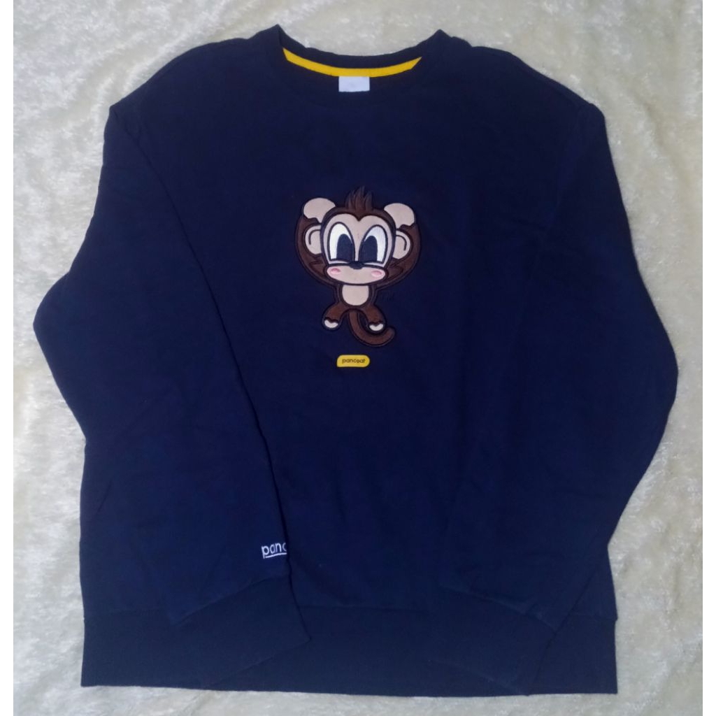 Pancoat Navy Crewneck