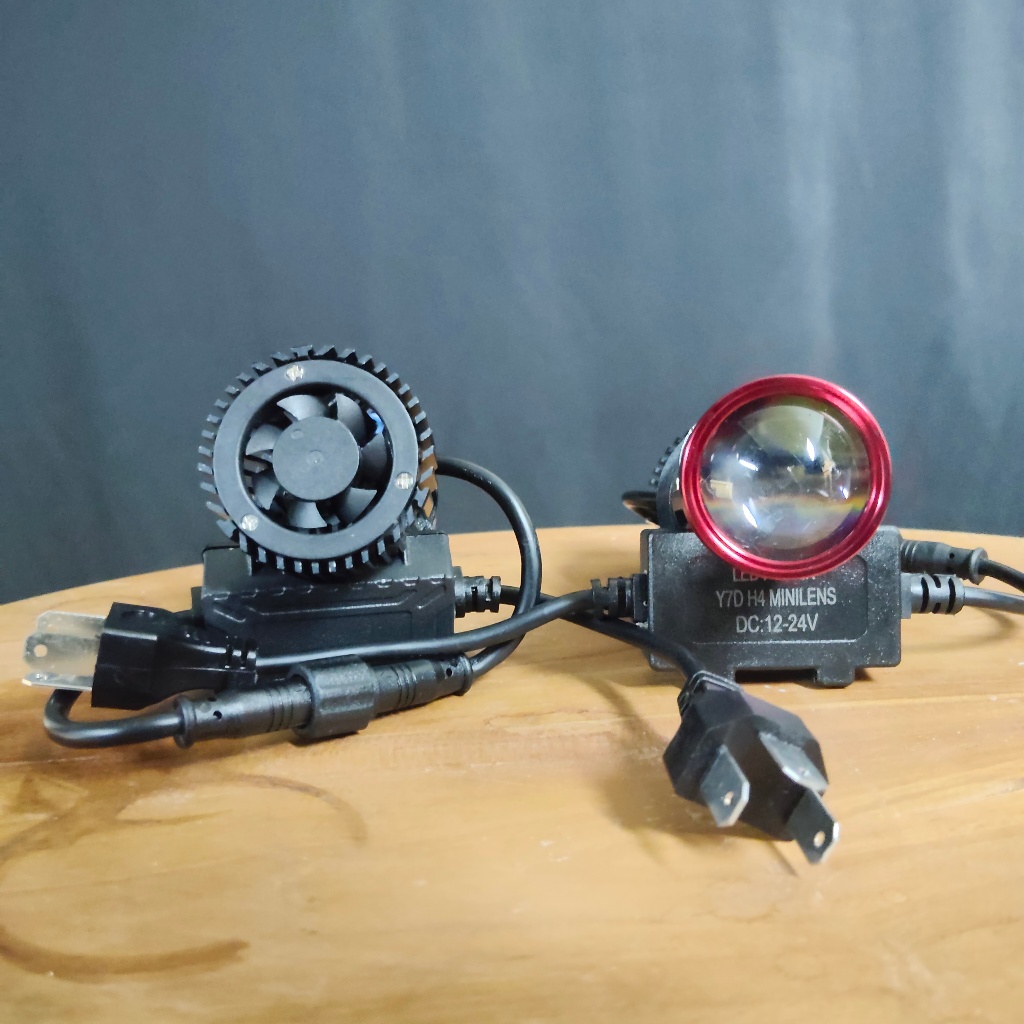 Mini Projie Y7 H4 50watt Original Import Super Terang / Lampu Terang