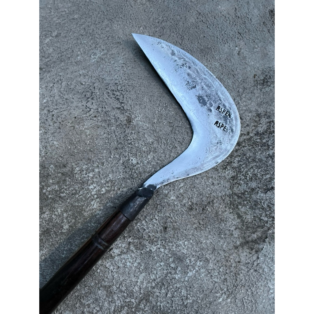 Arit/Sabit Rumput Padi Dan Ranting Super Tajam Baja Murni 100% ( MODEL BALADEWA )