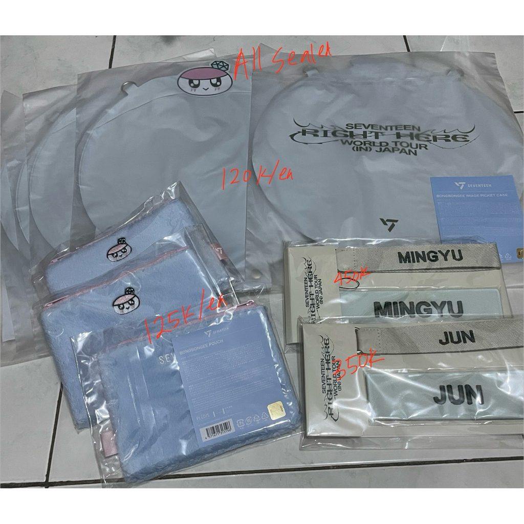 SEVENTEEN MERCH OFFICIAL IMPICK COVER BONGBONGIE POUCH