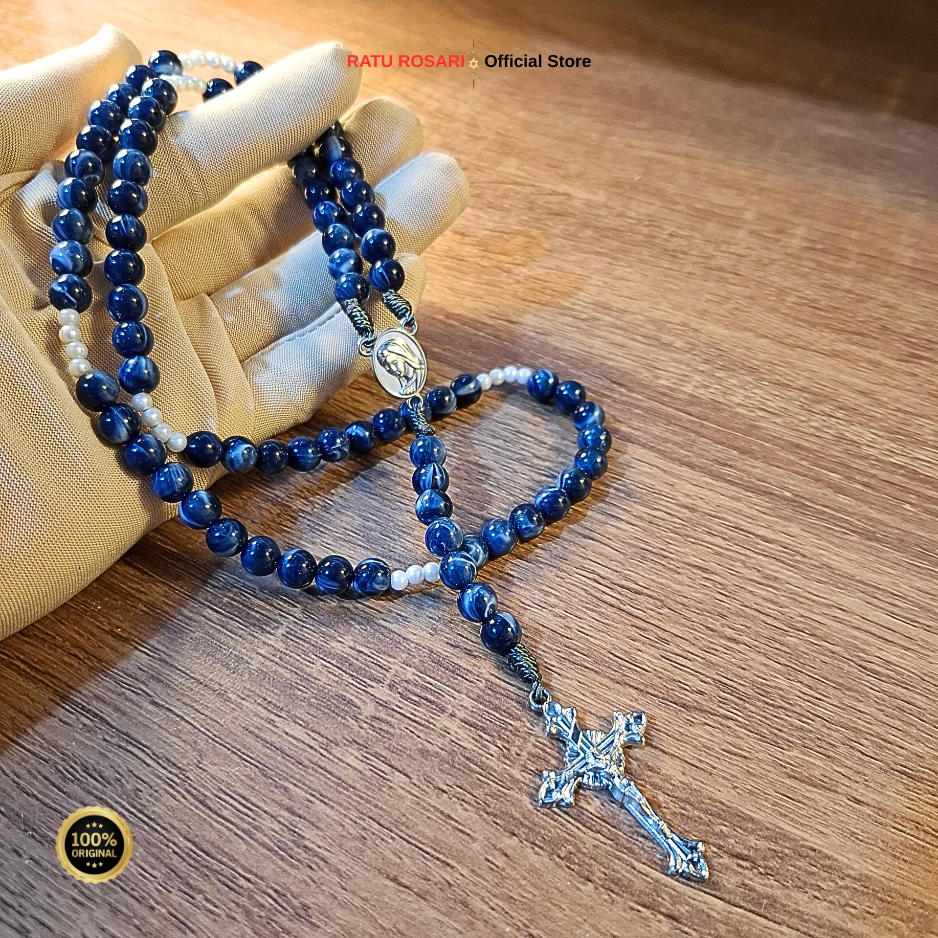 Rosario 77 Doa Bapa Kami Biru Dongker - Doa Bapa 77 Kali