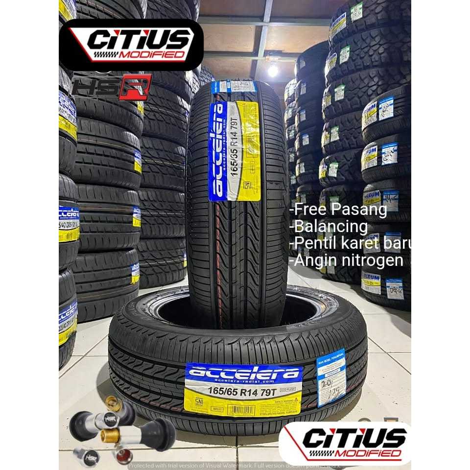 Ban Mobil Avanza Xenia Brio Vios Sigra 185 65 R14 Accelera Ecoplus Free Pentil