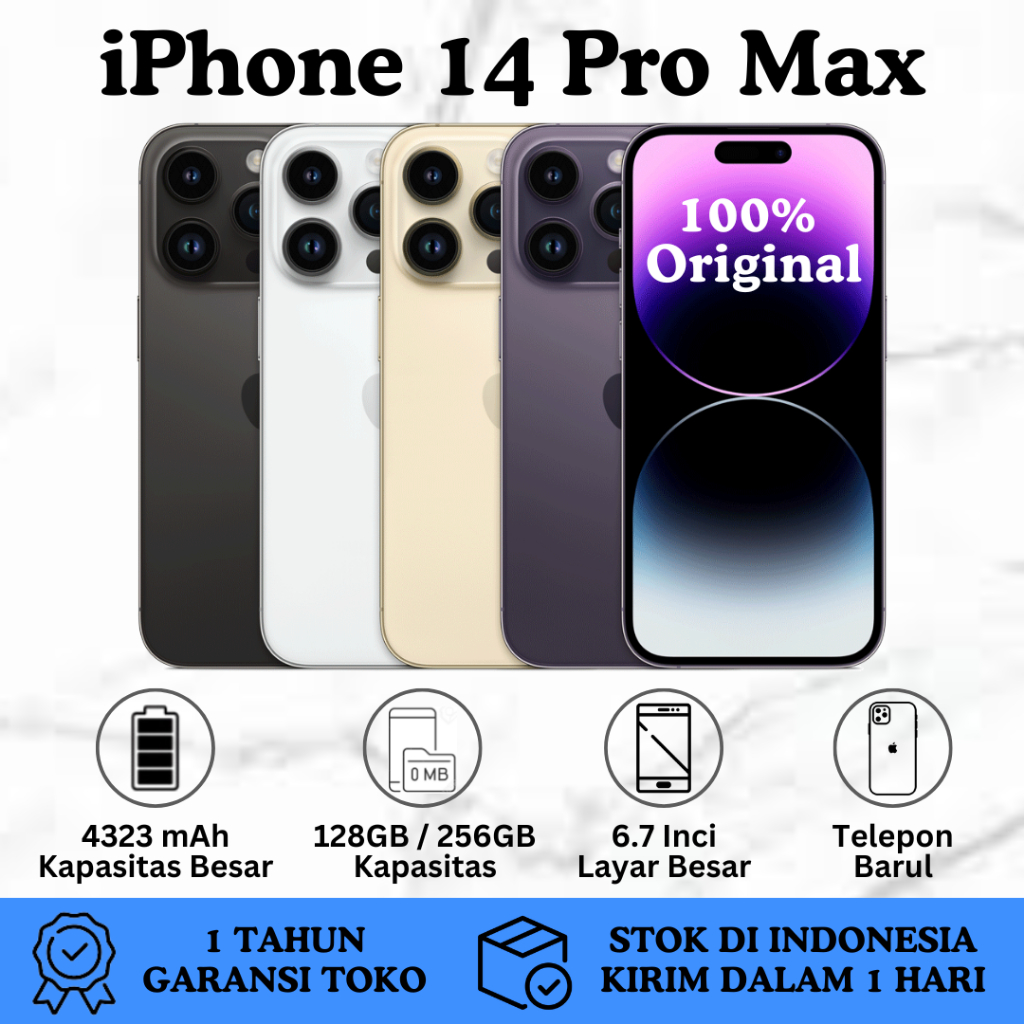 iPhone 12 Pro Max /13 Pro Max /14 Pro Max Original iBox | 128GB & 256GB | Fullset | Registered IMEI