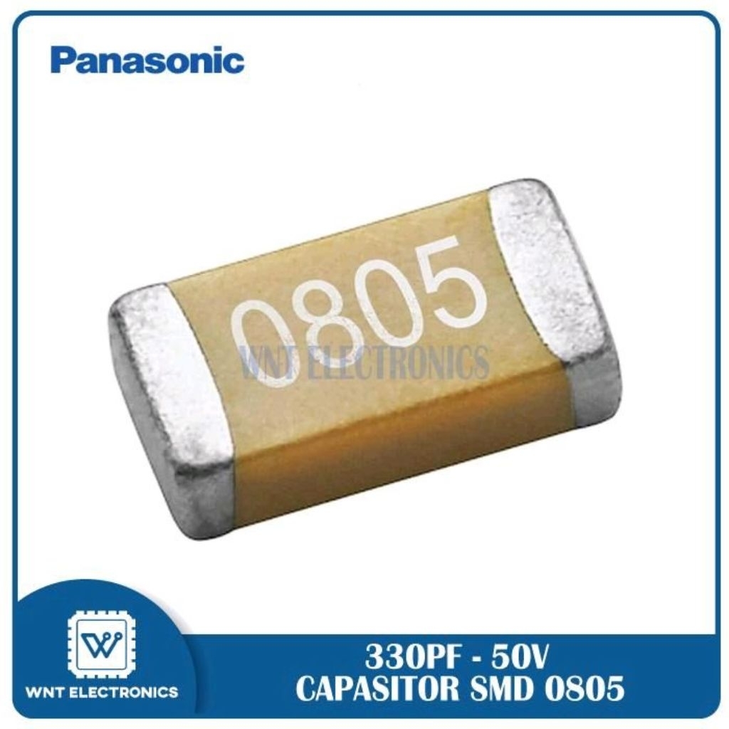 10pcs Capasitor `330pf 50v 0805 SMD 5% 2012 Panasonic