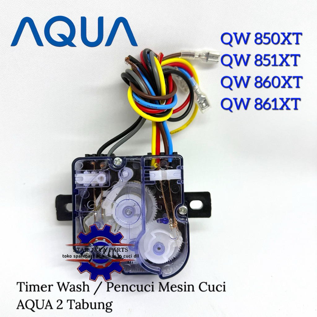 TIMER WASH AQUA JAPAN 8 Kg QW 850XT 851XT 860XT 861XT Timer Putaran Mesin Cuci AQUA 2 Tabung